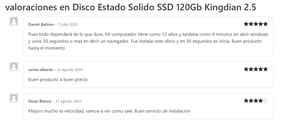 Opiniones