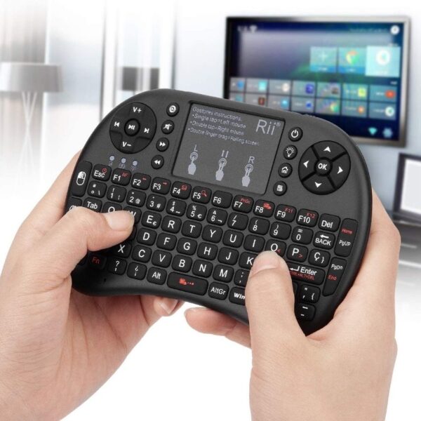 mini teclado smart tv