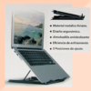 base metalica para computador portatil