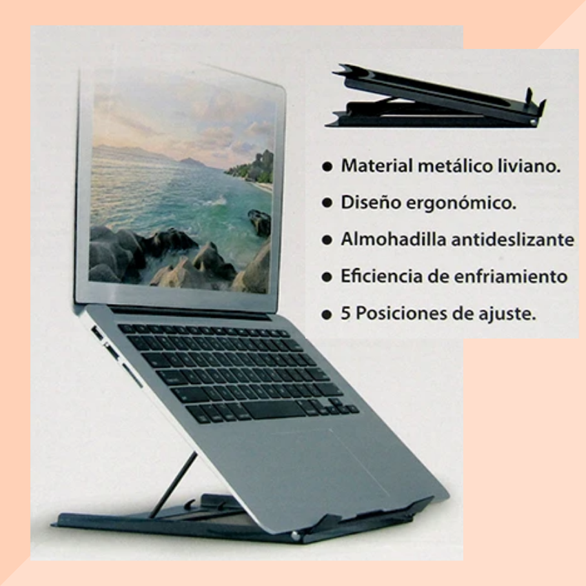 Base Soporte Computador Laptop Ajustable Premium Xue